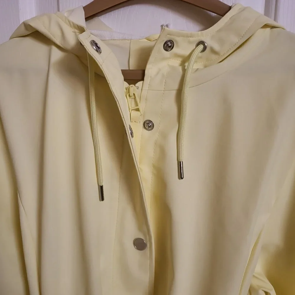 RAINS - Curve W Jacket Color (yellow) Size: Medium NWT - Picture 9 of 12